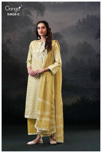 Ganga citrina 4628 Dress material market near me